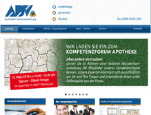Tablet Screenshot of apo-edv.de